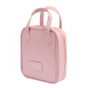 Kosmetyczka organizer na kosmetyki z rączką 17,5x8,5x19cm różowa KS128R