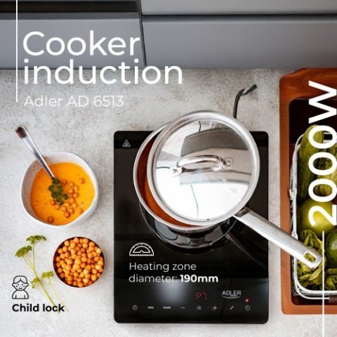 AD 6513 KUCHENKA INDUKCYJNA AD 6513 KUCHENKA INDUKCYJNA