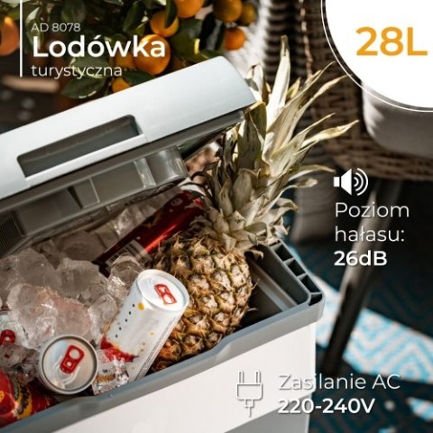 AD 8078 Lodówka turystyczna 28 l AD 8078 Lodówka turystyczna 28 l
