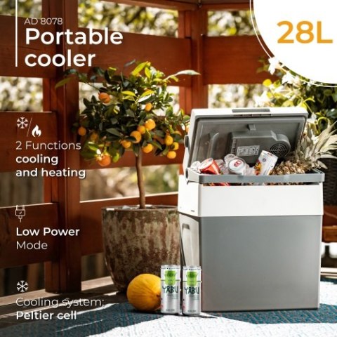 AD 8078 Lodówka turystyczna 28 l AD 8078 Lodówka turystyczna 28 l