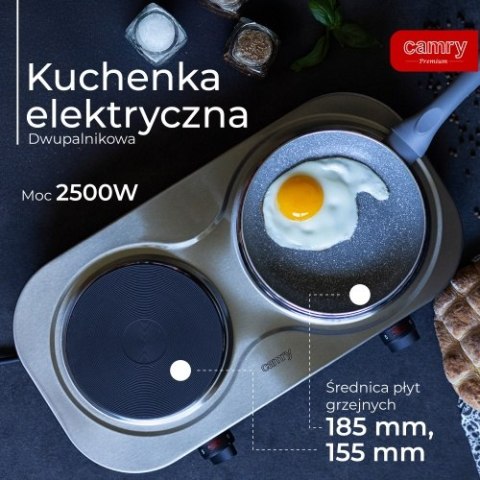 CR 6511 KUCHENKA ELEKT. DWU PALNIKOWA CR 6511 KUCHENKA ELEKT. DWU PALNIKOWA