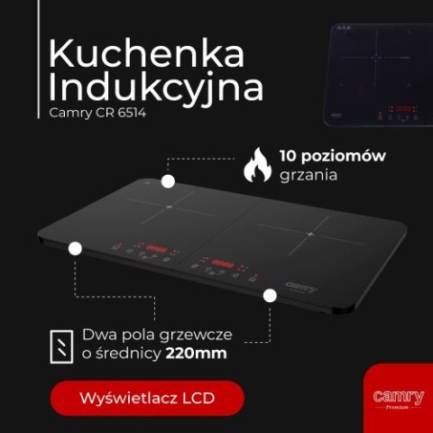 CR 6514 KUCHENKA INDUKCYJNA - DWU PALNIKOWA CR 6514 KUCHENKA INDUKCYJNA - DWU PALNIKOWA