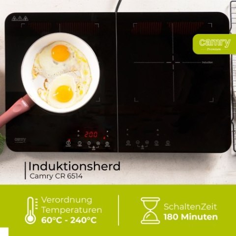 CR 6514 KUCHENKA INDUKCYJNA - DWU PALNIKOWA CR 6514 KUCHENKA INDUKCYJNA - DWU PALNIKOWA