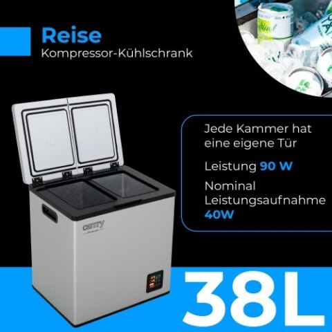 CR 8076 Lodówka kompresorowa turystyczna 38l CR 8076 Lodówka kompresorowa turystyczna 38l
