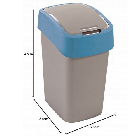 Kosz na śmieci Curver Flip Bin 25L niebieski Kosz na śmieci Curver Flip Bin 25L niebieski