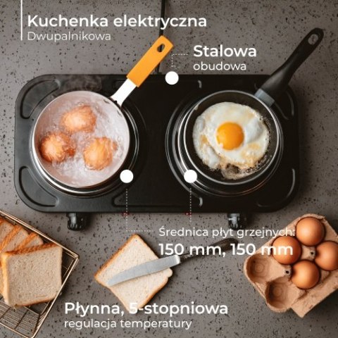 MS 6509 KUCHENKA ELEKT. DWU PALNIKOWA MS 6509 KUCHENKA ELEKT. DWU PALNIKOWA