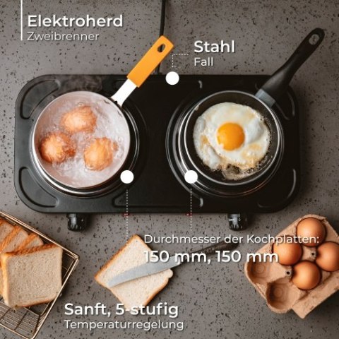 MS 6509 KUCHENKA ELEKT. DWU PALNIKOWA MS 6509 KUCHENKA ELEKT. DWU PALNIKOWA