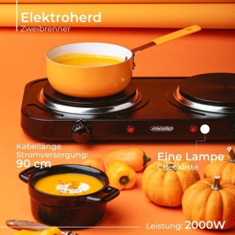 MS 6509 KUCHENKA ELEKT. DWU PALNIKOWA MS 6509 KUCHENKA ELEKT. DWU PALNIKOWA