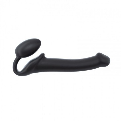 SEMI-REALISTIC BENDABLE STRAP-ON BLACK - M SEMI-REALISTIC BENDABLE STRAP-ON BLACK - M