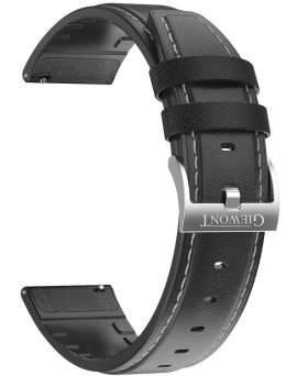 PASEK DO SMARTWATCH GIEWONT GW440 GWP440-2 - LEATHER BLACK