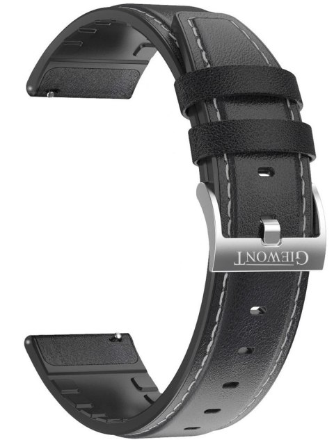 PASEK DO SMARTWATCH GIEWONT GW440 GWP440-2 - LEATHER BLACK