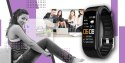 SMARTBAND GIEWONT FIT&GO DUO GW200-8 - BLACK + PASEK TOUCH OF LAVENDER