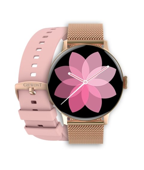 SMARTWATCH GIEWONT SUPERNOVA SMARTCALL GW330-1 ROSE GOLD SHINE/POWDER PINK SMARTWATCH GIEWONT SUPERNOVA SMARTCALL GW330-1 ROSE GOLD SHINE/POWDER PINK