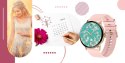 SMARTWATCH GIEWONT SUPERNOVA SMARTCALL GW330-1 ROSE GOLD SHINE/POWDER PINK