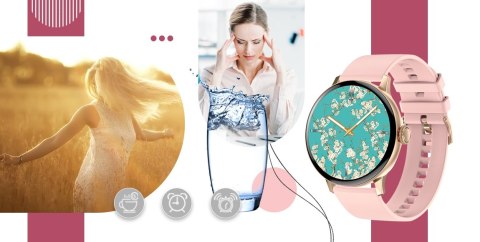 SMARTWATCH GIEWONT SUPERNOVA SMARTCALL GW330-1 ROSE GOLD SHINE/POWDER PINK SMARTWATCH GIEWONT SUPERNOVA SMARTCALL GW330-1 ROSE GOLD SHINE/POWDER PINK