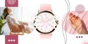 SMARTWATCH GIEWONT SUPERNOVA SMARTCALL GW330-1 ROSE GOLD SHINE/POWDER PINK