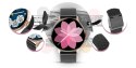 SMARTWATCH GIEWONT SUPERNOVA SMARTCALL GW330-4 BLACK SHINE/POWDER PINK