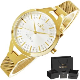 ZEGAREK DAMSKI G.ROSSI 12110B-3D1 + BOX