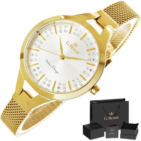 ZEGAREK DAMSKI G.ROSSI 12110B-3D1 + BOX ZEGAREK DAMSKI G.ROSSI 12110B-3D1 + BOX