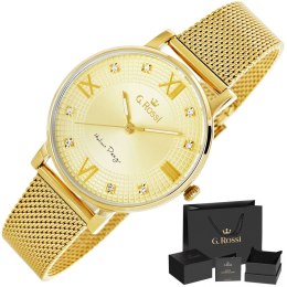 ZEGAREK DAMSKI G.ROSSI 12217B-4D1 + BOX