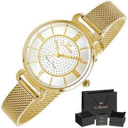 ZEGAREK DAMSKI G.ROSSI 12546B-3D1 + BOX