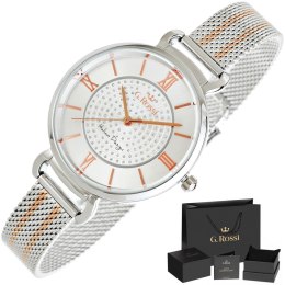 ZEGAREK DAMSKI G.ROSSI 12546B-3D2 + BOX