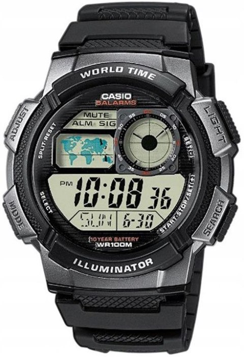 ZEGAREK MĘSKI CASIO AE-1000W-1BVDF + BOX