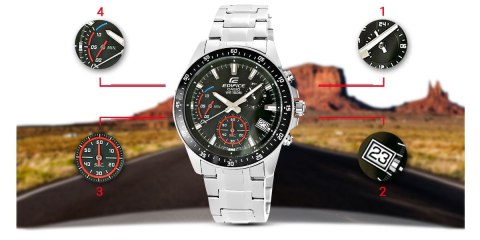 ZEGAREK MĘSKI CASIO EDIFICE EFV-540D-1AVUEF 10 BAR ZEGAREK MĘSKI CASIO EDIFICE EFV-540D-1AVUEF 10 BAR
