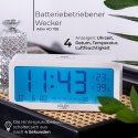 AD 1195 WHITE BUDZIK NA BATERIE - BIAŁY