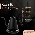 AD 1349 Czajnik metalowy z długą wylewką 1,0l