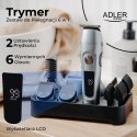 AD 2944 TRYMER - ZESTAW DO  PIELĘGNACJI 6 W 1 Z WYŚ. LCD I BAZĄ ŁADUJĄCĄ