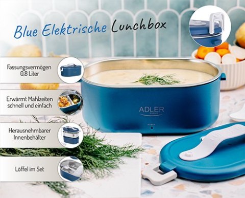 AD 4505 blue Pojemnik na żywność - podgrzewany - metalowy pojemnik AD 4505 blue Pojemnik na żywność - podgrzewany - metalowy pojemnik