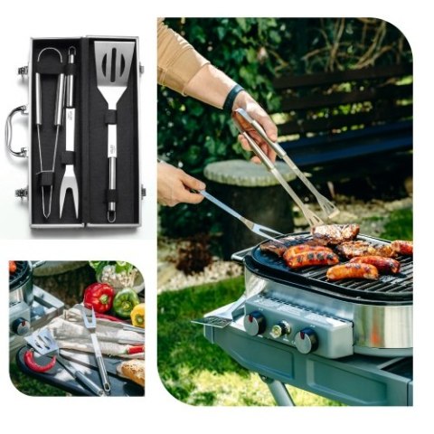 AD 6729 SZTUĆCE DO GRILLA ? ZESTAW W ALUMINIOWEJ WALIZCE AD 6729 SZTUĆCE DO GRILLA ? ZESTAW W ALUMINIOWEJ WALIZCE