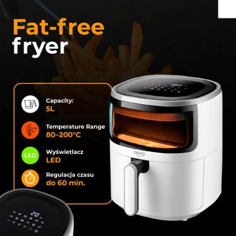 CR 6313 Frytkownica beztłuszczowa - 12 programów 5,0 l - airfryer CR 6313 Frytkownica beztłuszczowa - 12 programów 5,0 l - airfryer
