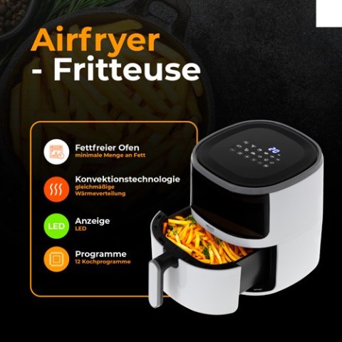 CR 6313 Frytkownica beztłuszczowa - 12 programów 5,0 l - airfryer CR 6313 Frytkownica beztłuszczowa - 12 programów 5,0 l - airfryer