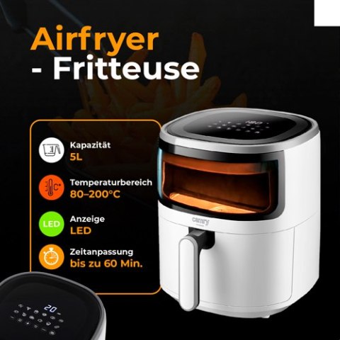 CR 6313 Frytkownica beztłuszczowa - 12 programów 5,0 l - airfryer CR 6313 Frytkownica beztłuszczowa - 12 programów 5,0 l - airfryer