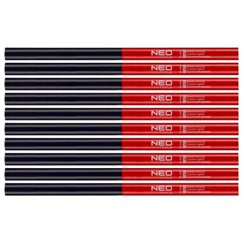 Ołówek techniczny czerwono-niebieski 12 sztuk Ołówek techniczny czerwono-niebieski 12 sztuk
