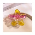 Spinka do włosów klamra XL kwiat OMBRE lato 7,5 x 8cm SP322