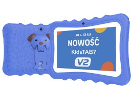 79-134# Tablet kidstab7 v2 blow 4/32gb niebieskie etui 2mp