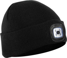 Czapka akrylowa z oświetleniem led, czarna, ce, lahti