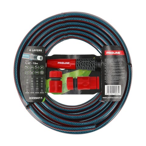 Wąż 1/2 " 15 m proline ze złączkami Wąż 1/2 " 15 m proline ze złączkami