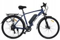 ROWER ELEKTRYCZNY Niebieski 28 TREKKINGOWY ZE WSPOMAGANIEM 60-70km Shimano