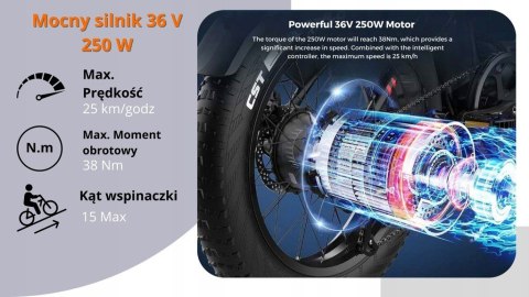 ROWER ELEKTRYCZNY Niebieski 28 TREKKINGOWY ZE WSPOMAGANIEM 60-70km Shimano ROWER ELEKTRYCZNY Niebieski 28 TREKKINGOWY ZE WSPOMAGANIEM 60-70km Shimano