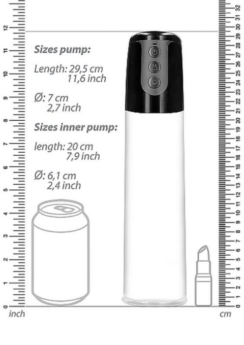 Automatic Cyber Pump with Masturbation Sleeve - Transparent Automatic Cyber Pump with Masturbation Sleeve - Transparent