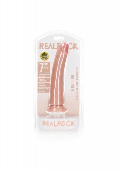 Slim Realistic Dildo with Suction Cup - 7""""/ 18 cm Slim Realistic Dildo with Suction Cup - 7""""/ 18 cm