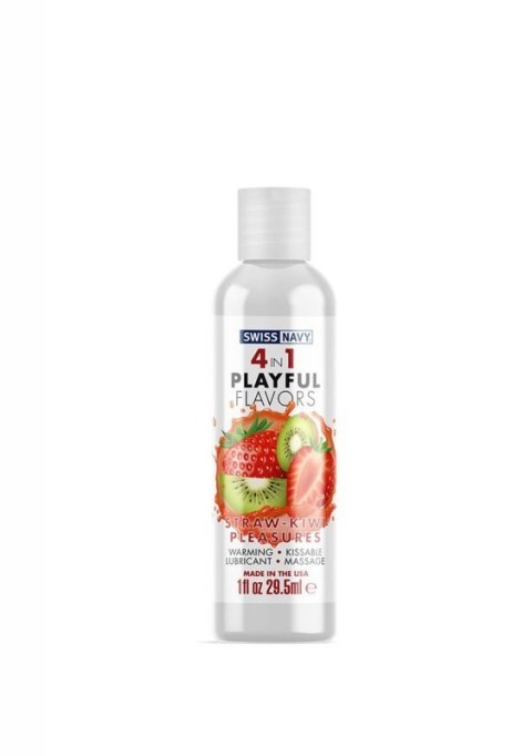 4 In 1 Lubricant with Straw-Kiwi Pleasures Flavor - 1 fl oz / 30 ml 4 In 1 Lubricant with Straw-Kiwi Pleasures Flavor - 1 fl oz / 30 ml