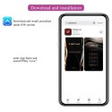PRETTY LOVE - Nymph, 12 vibration functions Mobile APP Long-distance Control, ABS, 1 AAA battery