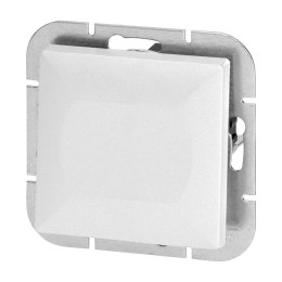 Przycisk dzwonek p/t Pearl, 10A, 250V, WP-6/7P, biały