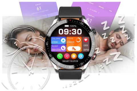 SMARTWATCH MĘSKI GRAVITY GT4-5 - WYKONYWANIE POŁĄCZEŃ, KROKOMIERZ (sg023e) SMARTWATCH MĘSKI GRAVITY GT4-5 - WYKONYWANIE POŁĄCZEŃ, KROKOMIERZ (sg023e)