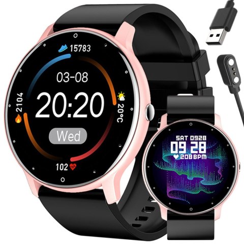 SMARTWATCH UNISEX GRAVITY GT1-2 PULSOMETR, WŁASNE TARCZE (sg015b) SMARTWATCH UNISEX GRAVITY GT1-2 PULSOMETR, WŁASNE TARCZE (sg015b)